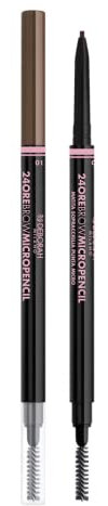 Deborah Milano - 24 Ore Brow Micropencil, 01 Blonde, Matita Automatica Iper-pigmentata a Lunga Tenuta, Dona Sopracciglia Piene, Ultra-precise e Naturali, 0.1 gr