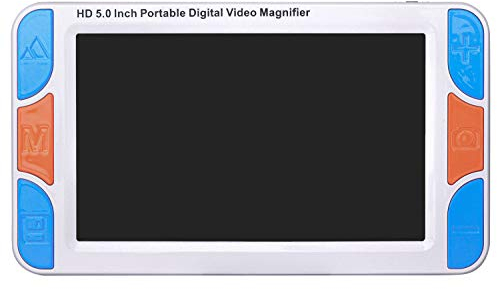 Schermo da 5 Pollici Lente di Ingrandimento Digitale Portatile Aiuto Visivo Elettronico Alla Lettura Per Ipovedenti (Versión Mejorada de 5) (Versione Aggiornata)