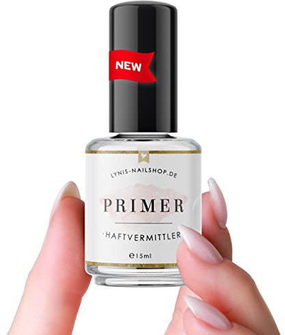 Primer für Gelnägel und Acrylnägel als Ultra Bond & Double Tape Haftungsvermittler gegen Liftings mit Verstärkter Haftung durch Klebewirkung Säurehaltig 15ml · Lynis-Nailshop.de