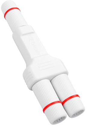 SinLoon Répartiteur PoE étanche IP67 1 en 2 sorties Extension 100 m Ethernet 10/100 Mbps Répéteur PoE extérieur pour caméra IP Plug and Play