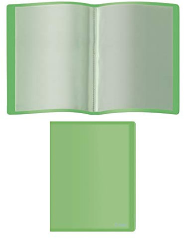 DOHE - Porte-vues PP de 10 pochettes PP (80 mic) Souple Vert