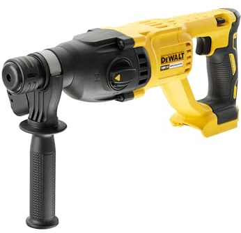 DEWALT Taladro percutor inalámbrico SDS-Plus sin escobillas XR 18V, Sin batería/cargador, DCH033N-XJ