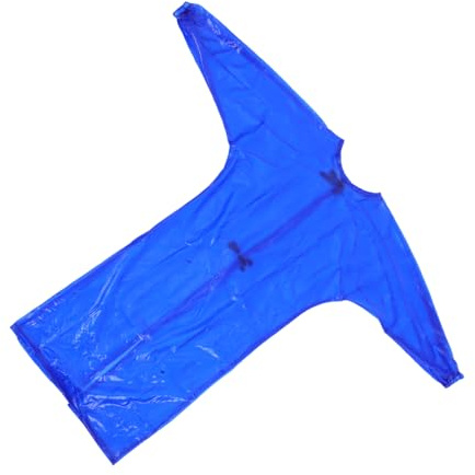 Uonlytech Work Clothes Heavy-duty Protective Apron Oil Resistant Unisex Long Sleeve Lab Gown for Industrial Use