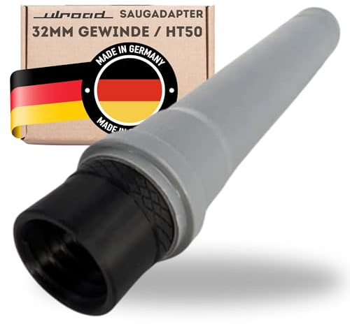 ULROAD muff 32 mm dammsugarslang till HT50-rör DN50-adapter sugadapter för sugning verkstad