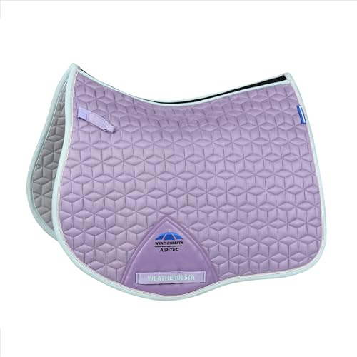 WeatherBeeta Suede Elite Air-Tec All Purpose Saddle Pad, Soft Lilac, Large
