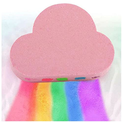 Badekugel 1 stücke Regenbogen Seife Wolke Bad Salz Regenbogen Bad Salt Blase Bath Wolke Bad Ball Multicolor Zufällige Farbe Badekugel Form