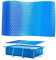 Cubierta de Piscina de protección UV, Cubierta Solar de Piscina Solar de 260x160 cm Film Preservación de Calor de la Piscina a Prueba de Polvo Preservación de la Piscina de la Piscina Aislamiento d