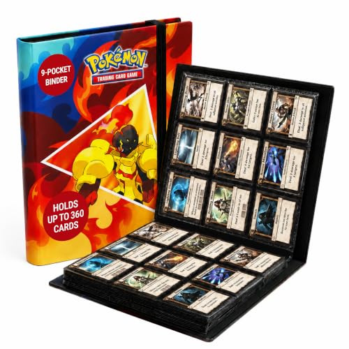 Ultra PRO - Armarouge & Ceruledge 9-Pocket PRO-Binder for Pokemon, Pokemon Card Binder for Magic the Gathering, Trading Card Album & Collectibles Storage - Holds 360 Cards