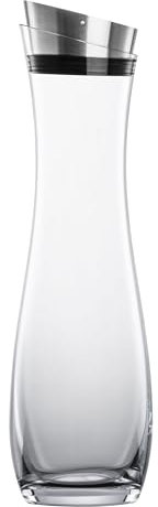 SCHOTT ZWIESEL Fresca Carafe avec couvercle basculant Fresca, carafe en verre de 1 l pour diverses boissons froides, verre cristal lavable au lave-vaisselle (n° d'article 123687)