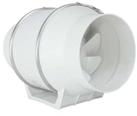 WANGHAI-666 Ventiladores de ventilación Ventilador de Escape en línea con conducto silencioso, fácil de Desmontar y Limpiar, for Uso doméstico y Comercial. Ventilador de extracción(XS)