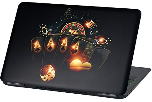 Laptop Folie Cover: Strange Klebefolie Notebook Aufkleber Schutzhülle selbstklebend Vinyl Skin Sticker (15 Zoll, Lp56 Casino)
