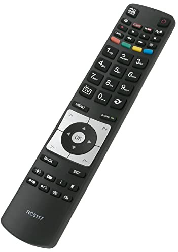 RC5117 Ersättande fjärrkontroll passar till HITACHI JVC Digihome BUSH POLAROID Finlux Celcus LUXOR Laurus Telefunken TV-apparater