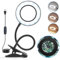 Magnifying Glass with Light 10X Magnifying Lamp, 9W*48 LED for Craft Hobbies, 3*Modes 10*Dimmable Magnifier Glass with Light and Stand for Reading Lamp Magnifier Craft Work