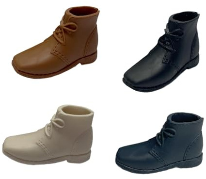 JunZheHub Set di 4 Paia di Scarpe per Modellini di Bambole in 1:6, Accessori per Action Figure da 12 Pollici, B