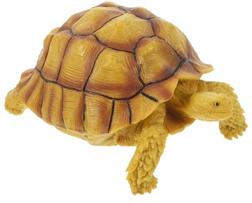 Hohopeti Figura Artificiale di Testuggine Realistica in Statuina Simulazione Animale Selvatico per Decorazioni Giardino e Casa Leggero e Dettagliato Adatto a Amanti degli Animali