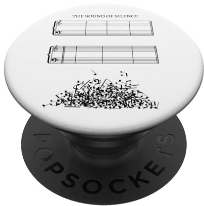 Foglio musicale senza note – The Sound of Silence PopSockets PopGrip Adesivo