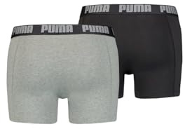 PUMA Boxer Hombre, Gris / Black, L