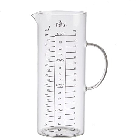 la Porcellana MISURA Messbecher LT 1,0 GB, Weiß