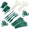 com-four® 104-teiliges Anzucht-Zubehör-Set - Pflanzbox-Werkzeug - Gartenzubehör mit Pikiergabel, Pikierstab, Pflanzenschilder, Pflanzenbinder - Aufzuchtset für die Aussaat - Gartenstarter-Set (Set 1)