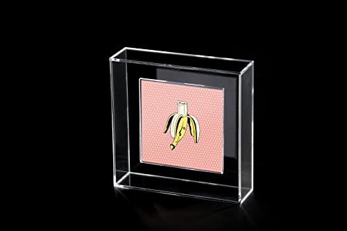 Wackadoo Bilderrahmen Pure aus kristallklarem Acryl mit Magnetaufhängung schwebende Optik einfaches Auswechseln 10 x10, 10 x 15, 13 x 18 und 30 x 40 cm