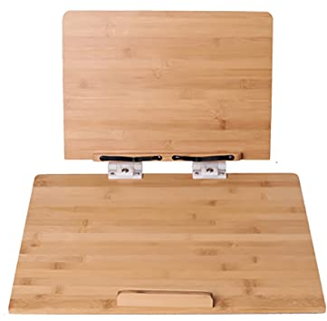 TOMYEUS Buchaufsteller Faltbare 2-Schicht-Buchständer for das Lesen schreiben Schreibzeichnungszeichnung Verstellbarer Schreibtisch Buchstand for Laptop-Tablet 20 x 14 Zoll Buchständer