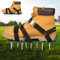 MZSX Arieggiatore Prato Scarpe Chiodate per Areazione Prato e Giardino, Sandali Aeratori da Prato, Rendere i Prati più Ecologici e Sani, Scarpe da Terra Sciolte, Scarpe Chiodate per Areazione