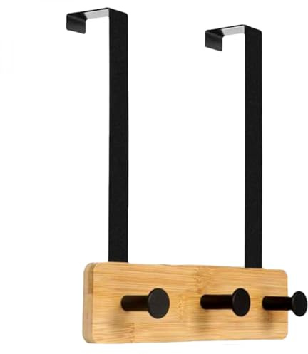 Vivezen - Porte manteau suspendu, crochet de porte - Bois - Plusieurs modèles