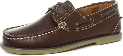 Dek Chaussures bateau mocassins en cuir M607B pour homme