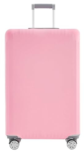 QEXUJOW Fundas para maletas,Funda protectora/cubierta antipolvo para maleta de color rosa, gruesa y duradera, adecuada para maletas de 22 a 24 pulgadas.