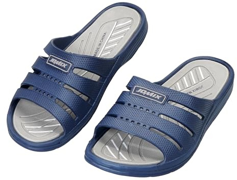 CLEIKS Ciabatte Uomo Flip Flop Pantofole Estate Calzature Balneari Antiscivolo Spiaggia Tempo Libero Scarpe da Bagno (Blu, 40 EU, MES250082-0)