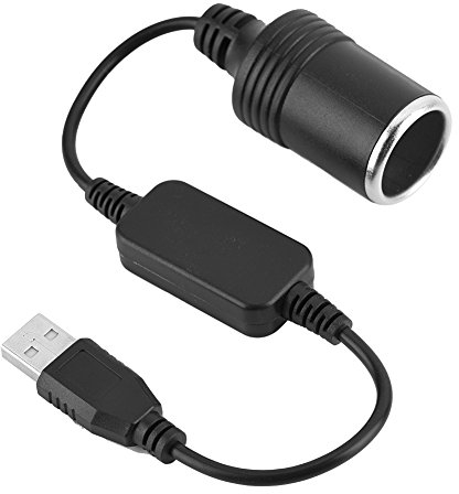 5V USB A Stecker auf 12V Zigarettenanzünder Weiblich Konverter, USB Port Stromwandler Für Auto Feuerzeuge Fahren Recorder DVR Dash Kamera GPS Etc (Ausgang: 12V 8W)
