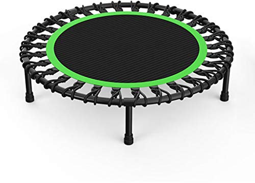 Fitness Trampoline, Exercise Trampoline for Adults or Kids, Bungee Rebounder Trampoline for Gym/Home, Max. Load 150kg with Suction Base in Green