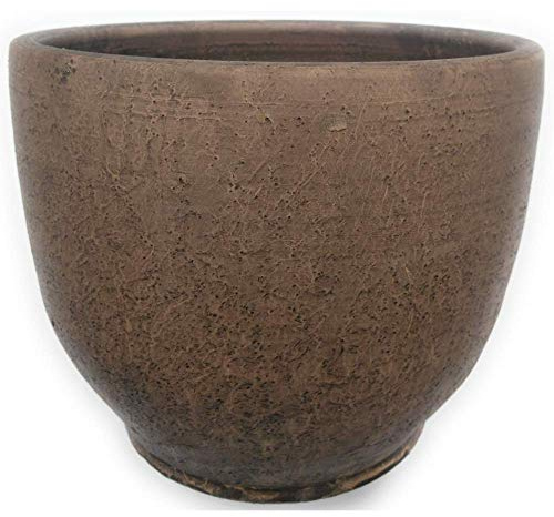 Maceta de barro rustica CUENCO ALTO G exterior e interior 25 cm x 30 cm