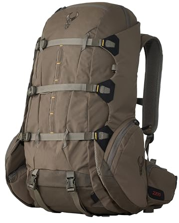 Badlands 2200 Hunting Backpack with Built-in Meat Hauler, Mud, Large
