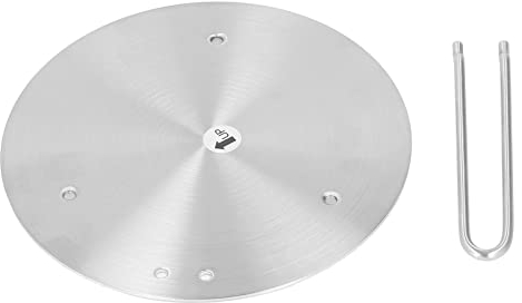 Induktions-Adapterplatte, mit Klappbarem Edelstahlgriff, Flammenschutz-Induktionskochfeld(19,5 cm/7,68 Zoll)