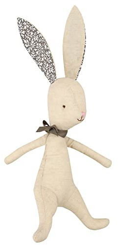 JAWSEU Animali di Peluche Coperta di Sicurezza, Coniglio Coperta di Lusso per Coccole Mini Pupazzetto Fazzoletto, Peluche per Neonati a Forma di Coniglio per Intrattenere Tranquillizzare