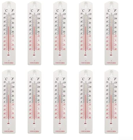 10 termometro da parete per interni ed esterni, per casa, ufficio, giardino, a temperatura