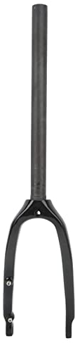 QANYEGN 16-Zoll-Carbongabel Für Mountainbikes, Leichte Und Langlebige Gabel, 3K-Matt-Finish, Geeignet Für Falträder Mit 28,6 Mm Geradem Rohr