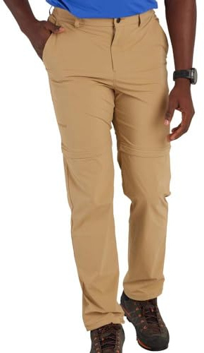 Marmot Hombre Arch Rock Convertible Pant, Pantalón de trekking transpirable con cremallera, pantalón de trekking repelente al agua, pantalón largo con perneras desmontables, Shetland, 32