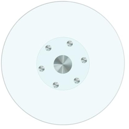 CTREVL Charola Giratoria para Mesa, Plato Giratorio ContemporáNeo de Vidrio Templado Lazy Susan, Plato Giratorio para Mesa, Adecuado para Mesa de Comedor, Cocina, Banquetes y Fiestas(100cm/39.5in)