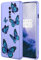 HTXWXJC Phone Case for OnePlus 7 Pro Case, GM191 Case Shockproof Flexible Bumper TPU Soft Cover butterfly Pattern Phone Cover for OnePlus 7 Pro Purple butterfly