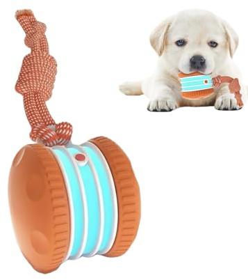 Giocattolo rotante per gatti | Tiragraffi elettrico intelligente | Giocattolo automatico per gatti attivato con movimento della coda | Per liberazione della noia, cuccioli, gattini, cani, interni