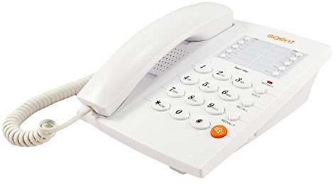 Agent 1000 Basic Analogue Telephone with Headset Port - White