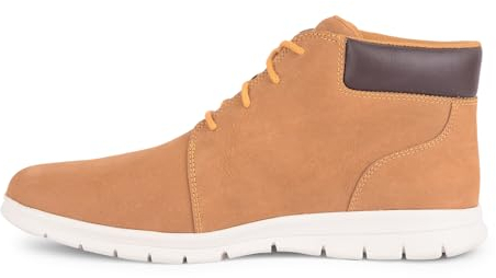 Timberland Homme Graydon Chukka Basic Botte Tendance, Wheat Nubuck, 42 EU