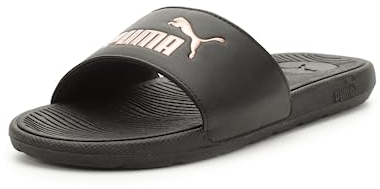 PUMA Damen Cool Cat 2.0 WNS Slide Sandal, Black Rose Gold, 39 EU