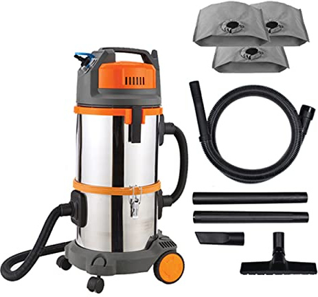 FEIDER - Aspirateur spécial plâtre - Eau et poussière 1400 W 28 L - Cuve INOX - FAP1430