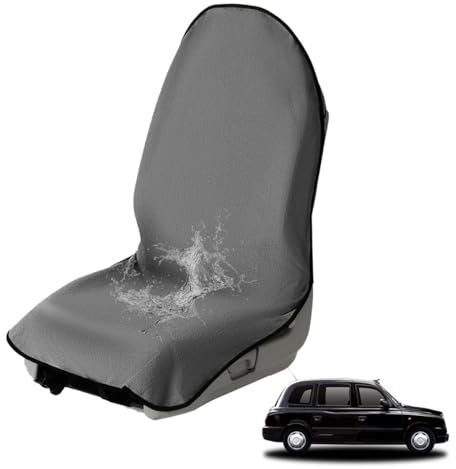 Ikosora 1PCS Schweiß Handtuch Auto Anti-Rutsch Sitzbezug, wasserdicht Schweiß Handtuch Vordersitz Abdeckung geeignet für Fitness, Strand, Yoga, Handtücher für Autositz, LKW, Van, SUV, etc（Grau）