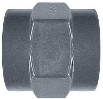 Jardibric - Manchon PVC Femelle 20x27 (3/4) PN10 - Raccord PVC à Visser pour Arrosage Automatique Enterré