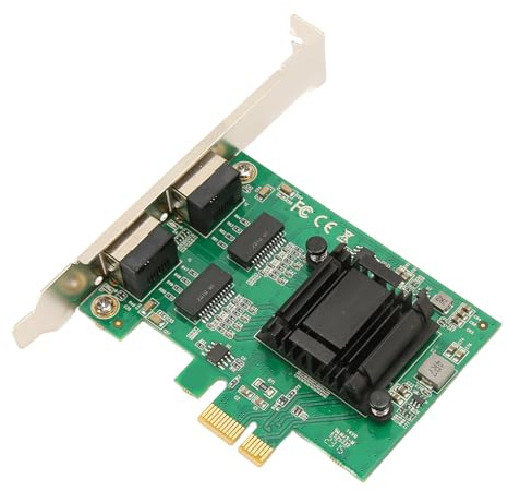 TXA108 82571 2 RJ45 Port Gigabit Nätverkskort, Dual Port PCIe X1, 10 100 1000 Mbps överföringshastighet, för Stationär PC med Hög Hastighet