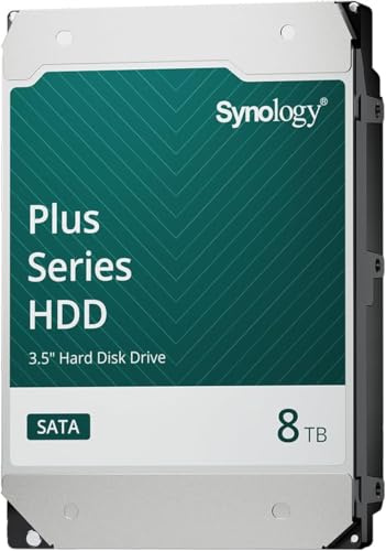 Synology HAT3310-8T [8 TB 8.9 cm SATA 5.400 RPM/HDD de Grado NAS (MTTF1 Millones de Horas) / Producto de Distribuidor Autorizado Nacional Field Lake